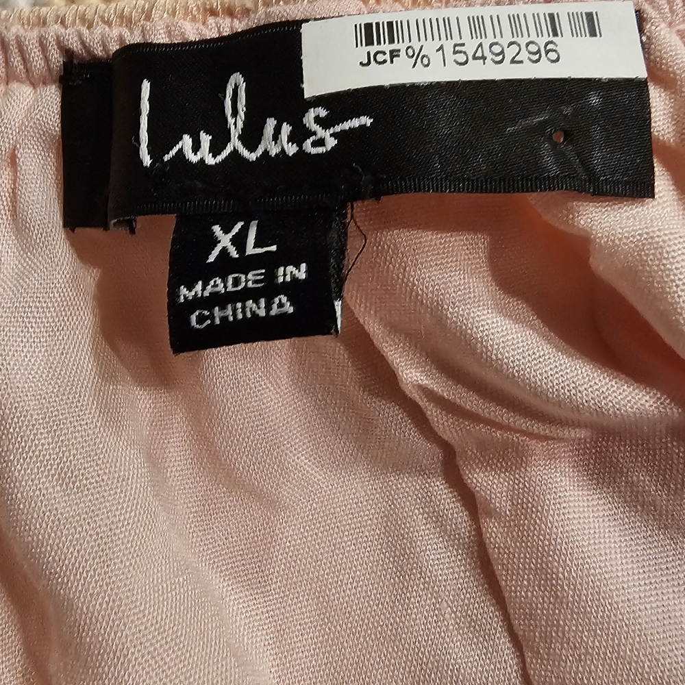 Lulus Tied With Love Light Pink Tiered Tie-Back Midi Dress - Picture 7 of 8